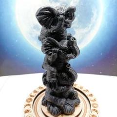 3匹のゾウ✨⭐️オルゴナイト⭐️✨愛の守護石・真実の愛を守りぬく
