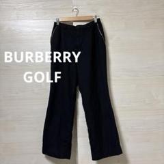 BURBERRY GOLF★黒 ウール スポーツ パンツ 裏地付き チェック
