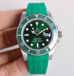 ROLEX Submariner グリーン ラバーバンド