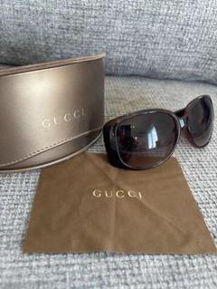 【週末までセール】GUCCI グッチ ブラウン サングラス ハート型金具付き