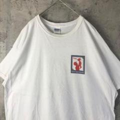 Z2026古着　Tシャツ ホワイト　バックプリント　90s Y2K