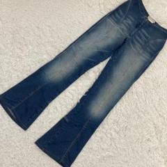 diesel フレアデニムパンツ インディゴブルー Y2K