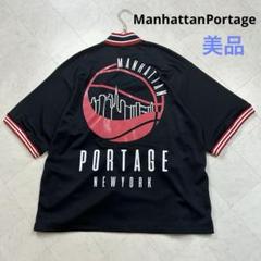 〈美品〉ManhattanPortage マンハッタン【L】メッシュ半袖シャツ