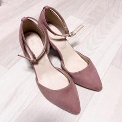 menue＊7.5cmヒール セパレートストラップパンプス