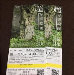 超写実絵画の襲来 ホキ美術館所蔵 無料招待券 2枚 ☆送料無料☆