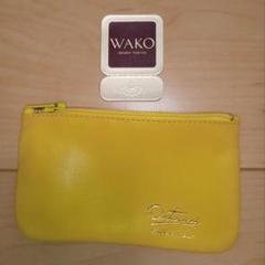 未使用 WAKO 和光 ☆ シュリンクレザー 口金 小銭入れ コインケース ヴィンテージファッション - 未使用 WAKO 和光 ☆ シュリンク