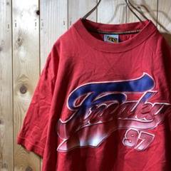 ss4150 FREAKY フリーキー 半袖 Tシャツ 赤 ワッペン 刺繍 L