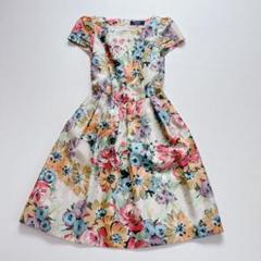 エムズグレイシー 美品 花柄ワンピース 36