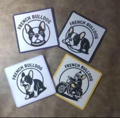 FRENCH BULLDOG オリジナルステッカー　4枚　パソコンステッカー①のサムネイル
