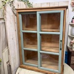 再入荷分)グランシュマン木製ガラス扉収納キャビネット