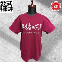 ✅早稲田大学 カレッジ プリント 半袖 Tシャツ 受験生にもお勧め