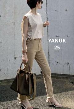 YANUK ヤヌーク ハイウエスト ストレートデニムパンツ ANNETTEのサムネイル