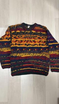 【入手困難!!】COOGI ✈︎立体ニット 3Dニット blues ゆるだぼ 入手困難!!】COOGI ✈︎立体ニット 3Dニット ゆるだぼ 肉厚