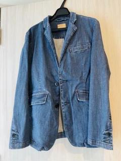 【美品】アバハウス　ABA HOUSE デニムブルーブレザー Mサイズ