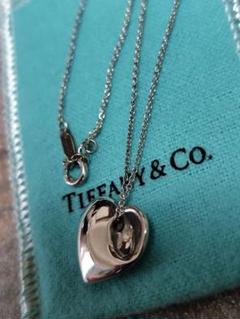 Tiffany & Co. ティファニー フォールドハートネックレス
