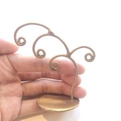 ピアス　イヤリング　スタンド　ホルダー　アクセサリー　アンティーク　ゴールド