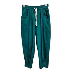 Tanppoppo サルエルパンツ コットン混紡 ウエストゴム 紐調節