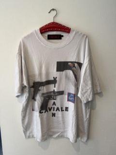 caviale 半袖tシャツ　グランジ　itimi ロキエ　銃　白鳥　プリント
