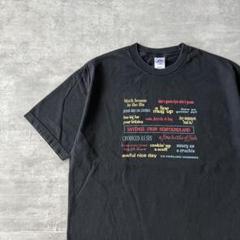 【メキシコ製、最高カラー】メッセージTシャツ古着　偉人Tタイトル性ストリート