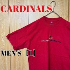 TN156【US輸入】MLB　CARDINALS　Tシャツ【メンズL】レッド