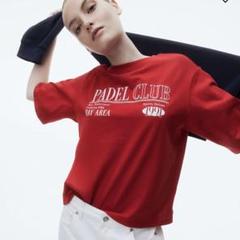 【H&M】オーバーサイズ デザインTシャツ Sサイズ