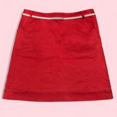 LANVIN SPORT ランバン スポール スカート 40 レッド ゴルフ