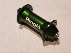 値下げしました　極美品　Ringle ビンテージ　フロントハブ　32H グリーン 値下げしました 極美品 Ringle ビンテージ フロントハブ 32H