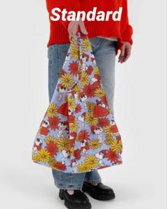 なっとう大魔王様専用】新作 BAGGU エコバッグ フローラル