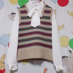 * 古着 ラルフニットベスト *