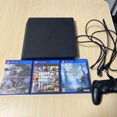 PS4本体 1TB コントローラー・ゲーム3本付き