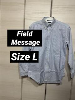 Field Message ストライプ 長袖シャツ Lサイズ 43644のサムネイル