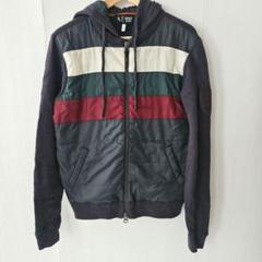 ARMANI JEANS コンビダウン　ダウンブルゾン　Mサイズ