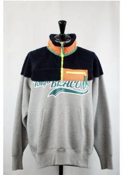 kolor BEACON /ハーフジップフリース KOLOR BEACON [ カラービーコン ] 23AW ドッキング ハーフジップ