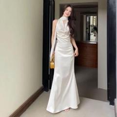 パーティーデビュー❤夏のロングイブニングドレス
