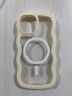 iPhone15 うねうねケース MagSafe対応