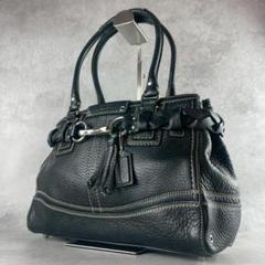 極美品 COACH コーチ トートバッグ オールレザー 肩掛け可能