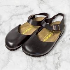 ビルケンシュトック メッシーナ レザーストラップ サンダル　37 焦茶