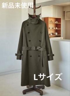 TR綾ストレッチ オーバーサイズヨークワイドトレンチコート EMMA
