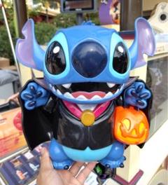 即日発送❣️上海ディズニー スティッチ ハロウィン　ポップコーンバケツ 美品】新品未使用 スティッチ ハロウィン ポップコーンバケット