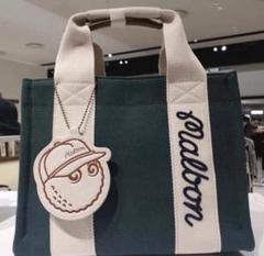 残り僅か即発送●ゴルフラウンド用カートバッグMalbon Golf　黒 マルボン MALBON ラウンドトート カートバッグ ゴルフ 黒 【即日