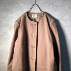 ヴィンテージ】総柄ブルゾン スタンドカラー 年代物 異素材 古着 純正新販売 TK様【ヴィンテージ】 スタンドカラー 年代物 異素材 古着usedAS1 その他