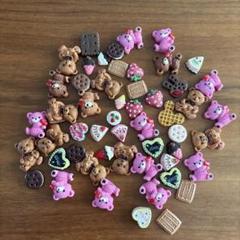 クマとスイーツのチャームセット 54個セット
