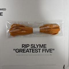 RIPSLYME リップスライム 「GREATEST FIVE」 シューレース