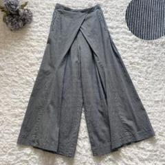 CYNICAL/シニカル　タックワイドパンツ　ヒッコリー　変型　サイズ02