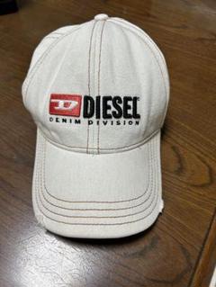 DIESEL デニム　ホワイト　キャップ