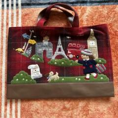 familiar パリとロンドン刺繍トートバッグのサムネイル