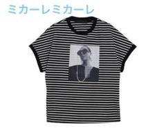 ミカーレミカーレ　パール付きモチーフTシャツ