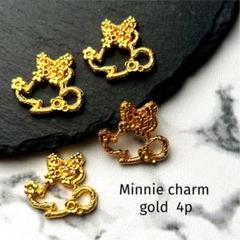 Minnie charm gold