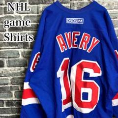 NHL☆ホッケーシャツ 古着 ゆるだぼ ゲームシャツ 希少 ゆるだぼ gv5 m55101061460_1.jpg?1746286795