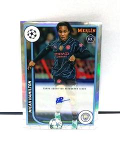クルゼフスキ topps merlin 直筆サインカード PSA10 topps 23-24 MERLIN マイカ・ハミルトン直筆サインカード - メルカリ